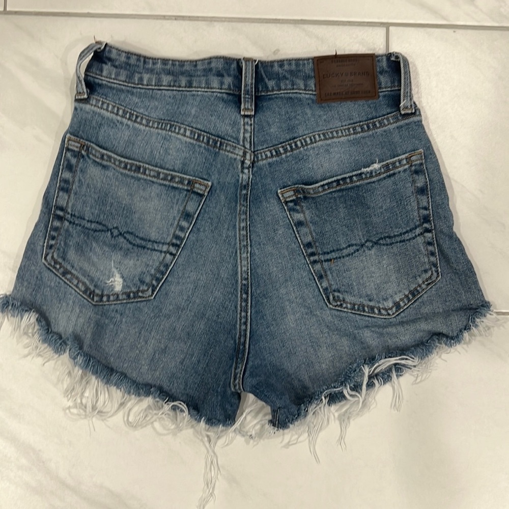 High waisted Lucky Brand Jean Shorts